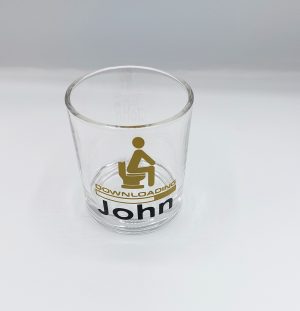 Toilet Humor Glass Tumbler