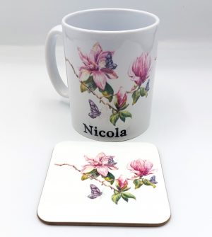 Magnolia Mug and Coaster Set 2