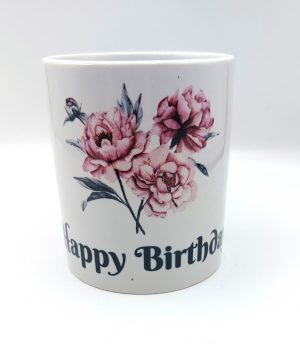 Peony Flower Mug