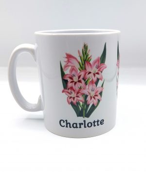 Pink Flower Mug